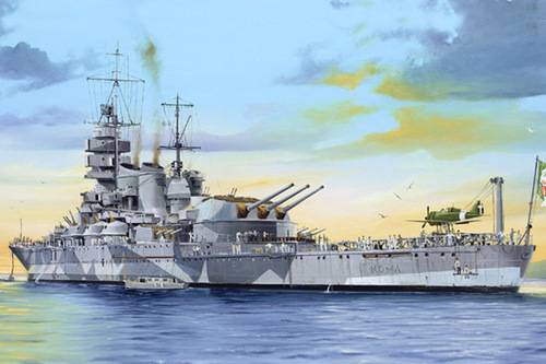 Italian Navy Battleship RN Roma von Trumpeter