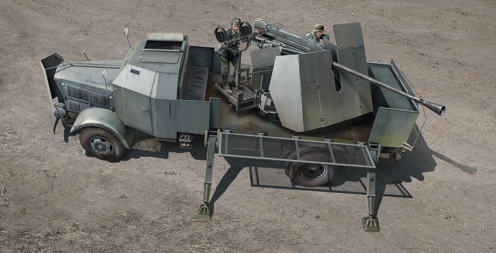 L4500A mit 5cm Flak 41 II L4500A mit 5cm Flak 41 II von Trumpeter