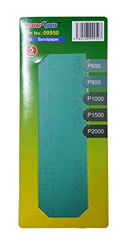 Master Tools 09950 - Modellbauzubehör Sandpaper, Schleifpapier, grau, Mittel Master Tools 09950 - Modellbauzubehör Sandpaper, Schleifpapier, grau, Mittel von Master Tools