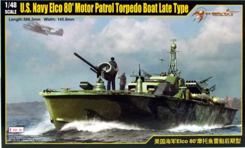 Merit 64801 - Modellbausatz U.S Navy Elco 80 Motor Patrol Torpedo von Trumpeter