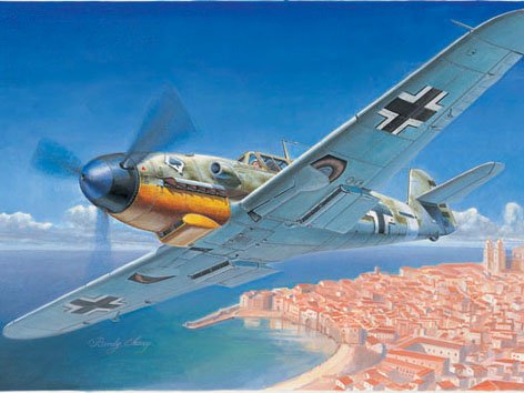 Messerschmitt Bf 109 F-4 von Trumpeter