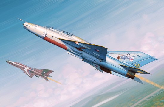 MiG-21UM Fighter von Trumpeter