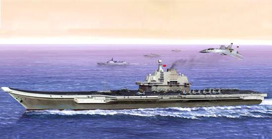 PLA Navy Aircraft Carrier von Trumpeter