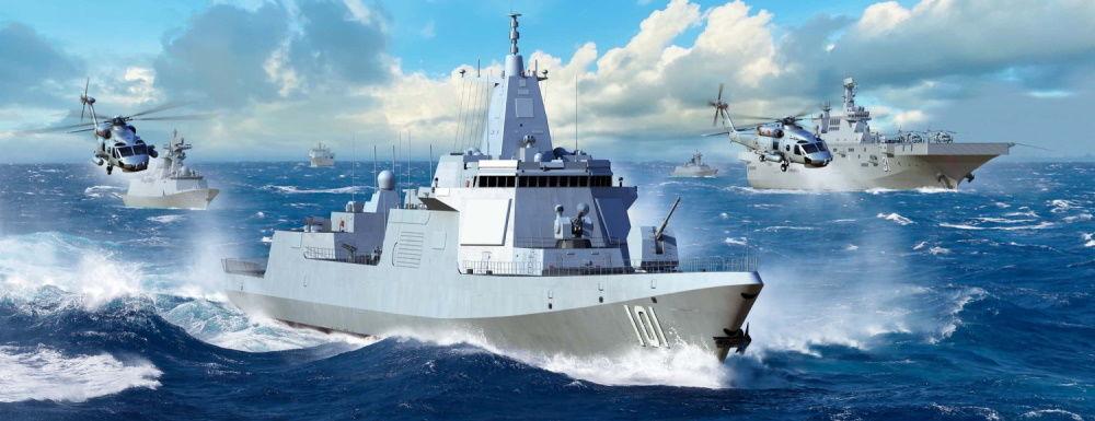 PLA Navy Type 055 Destroyer von Trumpeter