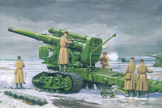 Russian Army B-4 M1931 203mm Howitzer von Trumpeter