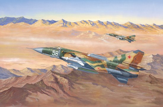 Russian MIG-23MLD Flogger-K von Trumpeter