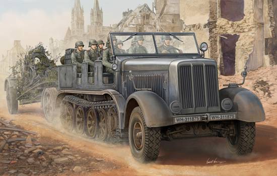 Sd.Kfz.8 Schwerer Zugkraftwagen 12t von Trumpeter