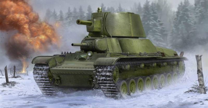 Soviet T-100Z Heavy Tank von Trumpeter