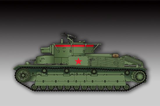 Soviet T-28 Medium Tank (Welded) von Trumpeter