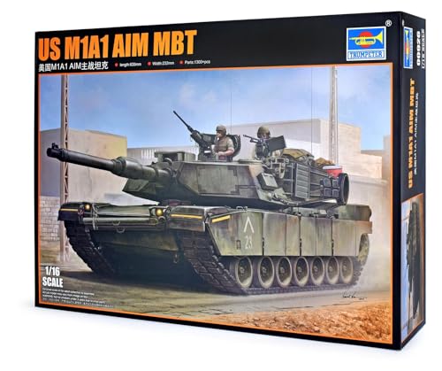 Trumpeter 000926 Metallic Heat Transfer - Silver Armee 1/16 M1A1 AIM MBT, Schwarz, 0.5 Liters von Trumpeter