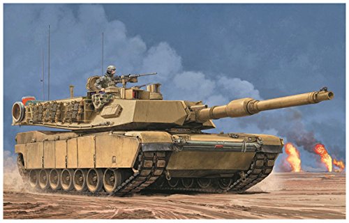 Trumpeter 000927 US M1A2 SEP MBT Armee Plastikmodellbausatz, Farbig von Trumpeter