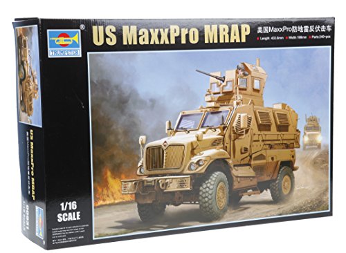 Trumpeter 000931 US MaxxPro MRAP (-) Modellbau, Hobby, Zusammenbau, detailliert, erhältlich, Small von Trumpeter