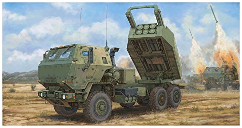 Trumpeter 001041 1/35 M142 Raketenwerfer HIMARS Plastikmodellbausatz, Modelleisenbahnzubehör, Hobby, Modellbau, Mehrfarbig, Mittel von Trumpeter