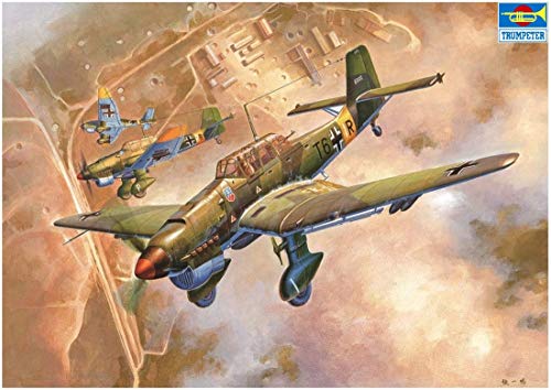 Trumpeter 002421 Plastic Model Ju-87b-2, Junkers Ju 87b-2 Modellbausatz, verschieden, 1/24 von Trumpeter