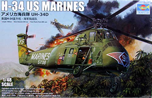 Trumpeter 002881 1/48 H-34 US Marines Modellbausatz, verschieden von Trumpeter