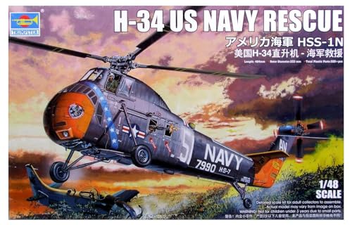Trumpeter 002882 1/48 H-34 US Navy Rescue Modellbausatz, verschieden Trumpeter 002882 1/48 H-34 US Navy Rescue Modellbausatz, verschieden von Trumpeter