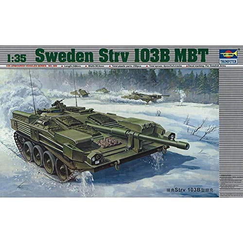 Trumpeter 00309 Modellbausatz Schwedischer Strv 103B MBT, Mittel, Verschieden von Trumpeter