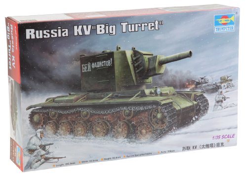 Trumpeter 00311 Modellbausatz Russischer KV ''Big Turret'' von Trumpeter