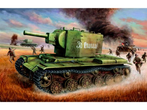 Trumpeter 00312 Modellbausatz Russischer Panzer KV-2 von Trumpeter