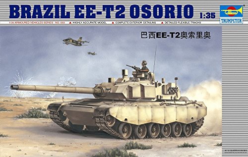 Trumpeter 00333 Modellbausatz Brasilianischer Panzer EE-T2 Osorio von Trumpeter