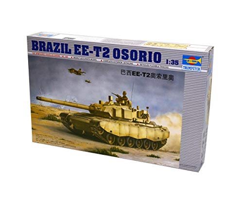 Trumpeter 00333 Modellbausatz Brasilianischer Panzer EE-T2 Osorio von Trumpeter