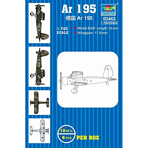 Trumpeter 3463 AR 195 Plastikmodellbausatz, Farbig, Small von Trumpeter