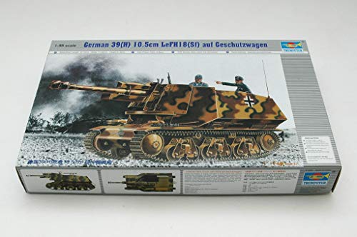 Trumpeter 00353 Modellbausatz PzKpfw 39(H) 10,5 cm LeFH18 (SFf) auf Geschützwagen von Trumpeter