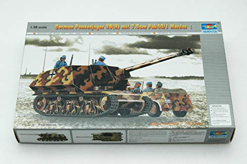 Trumpeter 00354 Modellbausatz PzKpfw 39(H) Panzerjäger mit 7,5 cm Pak 40/1 Marder von Trumpeter