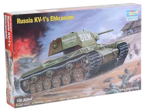 Trumpeter 00357 Modellbausatz Russian KV-1's Ehkranami, Mittel von Trumpeter