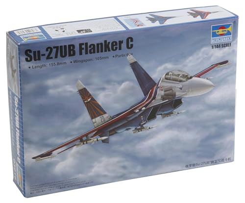 Trumpeter 003916-1/144 Su-27UB Flanker C Modellbausatz von Trumpeter