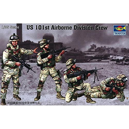 Trumpeter 00410 Modellbausatz US 101st Airborne Division Crew von Trumpeter