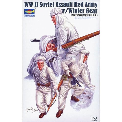 Trumpeter 00414 Modellbausatz Soviet Assault Red Army w/Winter Gear von Trumpeter