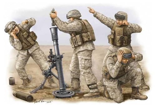 Trumpeter 00423 Modellbausatz Modern U.S. Marine M252 Team Trumpeter 00423 Modellbausatz Modern U.S. Marine M252 Team von Trumpeter