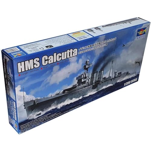 Trumpeter 005362 1/350 HMS Calcutta Modellbau, Mehrfarbig von Trumpeter