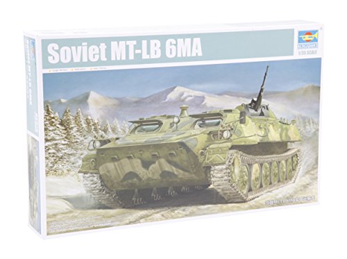 Trumpeter 1/35 MT-LB 6MA Modellbau, Hobby, Zusammenbau, detailliert, Plastikmodellbausatz, 1100+ Teile, Metall- und Photoätzteile, Kettenglieder, Teen, Young Adult, Adult von Trumpeter