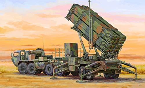 Trumpeter 007157 1/72 M983 HEMTT mit M901 Raketenwerfer MIM 104F Patriot, Mehrfarbig von Trumpeter