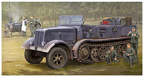 Trumpeter TRU09538 9538 Sd.Kfz.8(DB9) Half-Track Artillery Tractor Plastikmodellbausatz, Farbig von Trumpeter