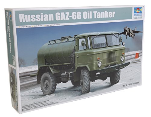 Trumpeter 01018 - Modellbausatz Russian GAZ-66 Oil Truck von Trumpeter