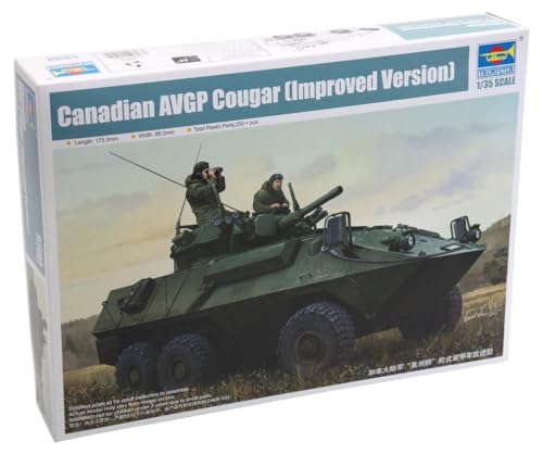 Trumpeter 01504 Modellbausatz Canadian Cougar 6x6 AVGP (Improved Vers. von Trumpeter