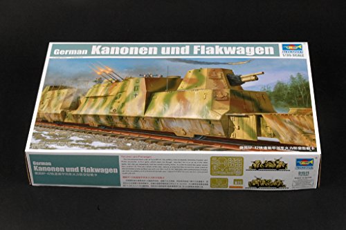 Trumpeter TRU01511 1511 Modellbausatz Kanonen und Flakwagen von Trumpeter