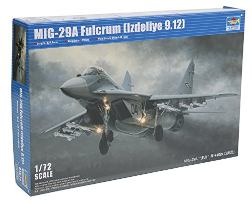 Trumpeter 001674 Mig-29a 1/72 MiG 29A Fulcrum (izdeliye9.12), Mehrfarbig von Trumpeter