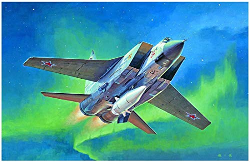 Trumpeter 001697 1/72 MiG 31 BM mit KH-47M2 Armee Modellbausatz, Modellbauzubehör, Mehrfarbig von Trumpeter