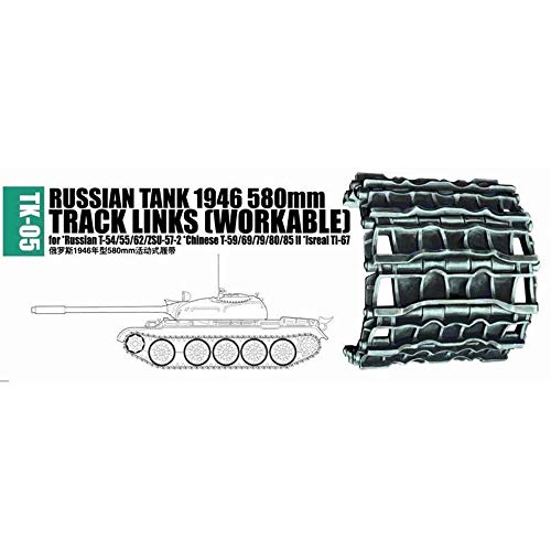 Trumpeter 02035 Modellbausatz Russian tank 1946 580mm for Russian T-54/55/62/ZSU-57-2, Chinese T-59/69/79/80/85II von Trumpeter