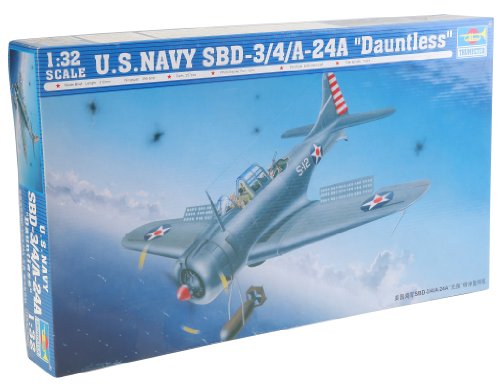 Trumpeter 02242 Modellbausatz SBD-3/4/A-24A Dauntless US Navy von Trumpeter