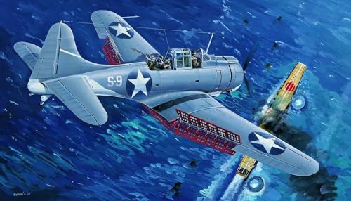 Trumpeter 02244 Modellbausatz SBD-3 Dauntless Midway US Navy von Trumpeter