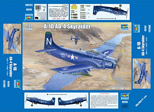 Trumpeter 02252 Modellbausatz A-1D AD-4 Skyraider, Verschieden von Trumpeter