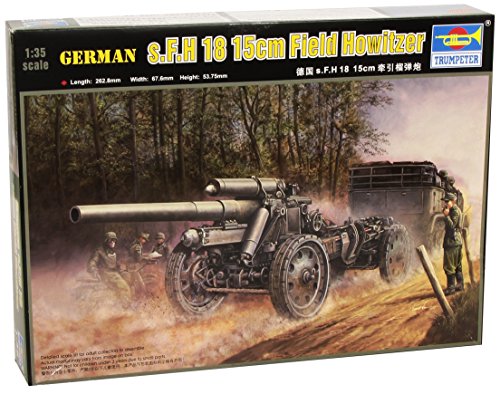 Trumpeter 02304 Modellbausatz German 15cm s.FH 18 Field Howitzer von FALLER