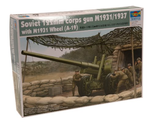 Trumpeter 02316 Modellbausatz Soviet 122mm corps gun M1931/1937 von Trumpeter