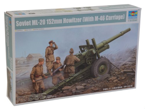 Trumpeter 02324 Modellbausatz Soviet ML-20 152mm Howitzer M-46 Carriag von Trumpeter