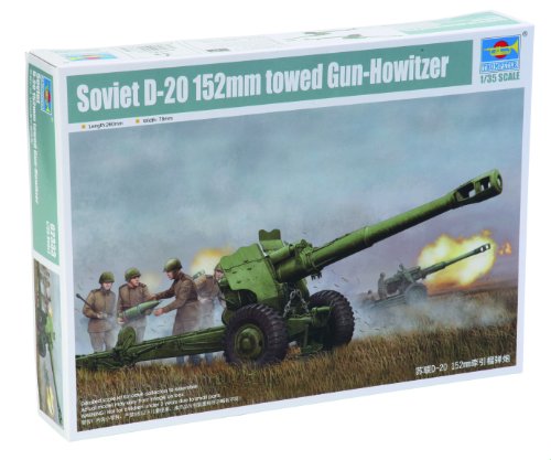 Trumpeter 02333 Modellbausatz Soviet D-20 152mm towed Gun-Howitzer von Trumpeter